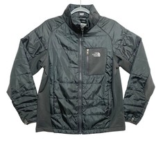 The North Face Puffer Jacket Boys XL Black Full Zip Lightweight