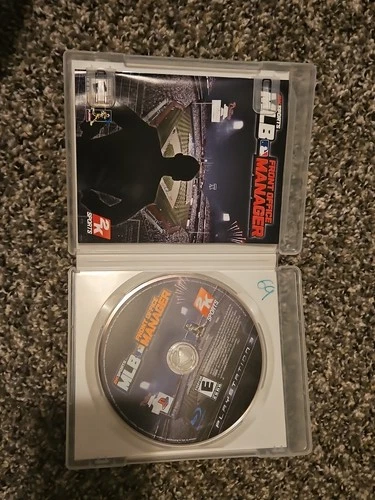 2k Sports MLB Front Office Manager Sony PlayStation 3 Ps3 CIB With Manual