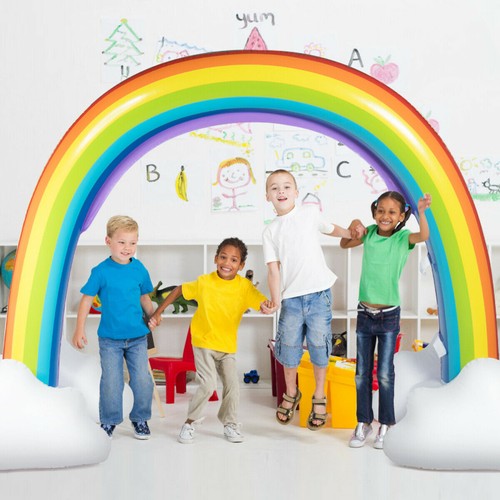 Irrigatore Arcobaleno Gonfiabile Cortile Giochi Estate Fuori Acqua Giocattolo Cortile Divertimento - Foto 2 di 10