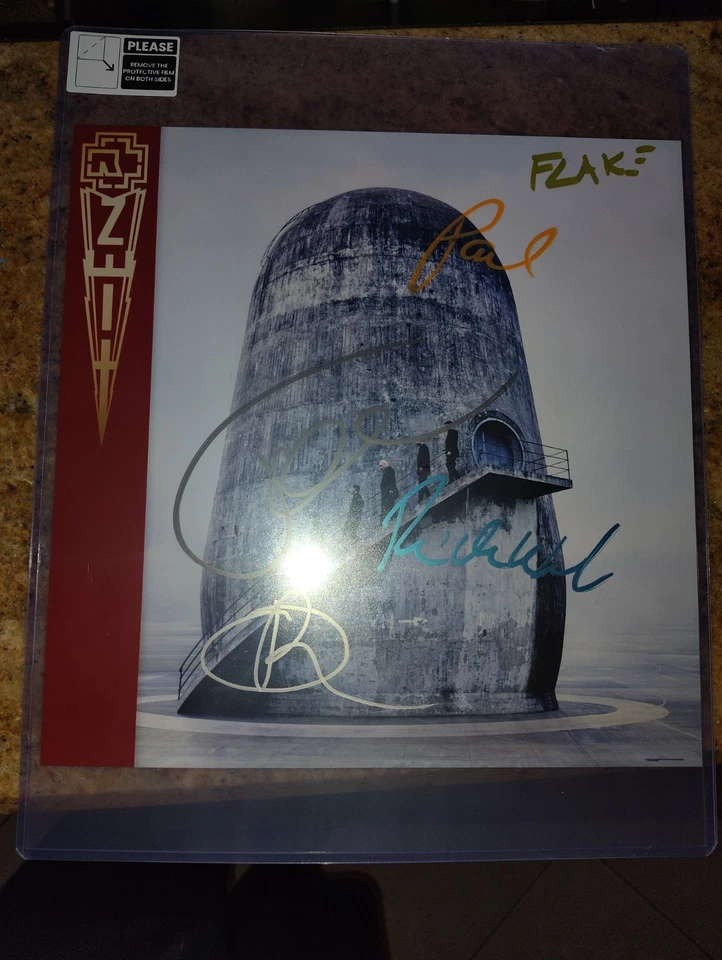 Rammstein Signed Promo Zeit POSTER 5 MEMBERS - Image 3 of 3