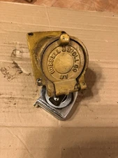 Vintage Russell & Stoll Co. No. 945 Receptacle Streetcar Trolley Railroad R & S