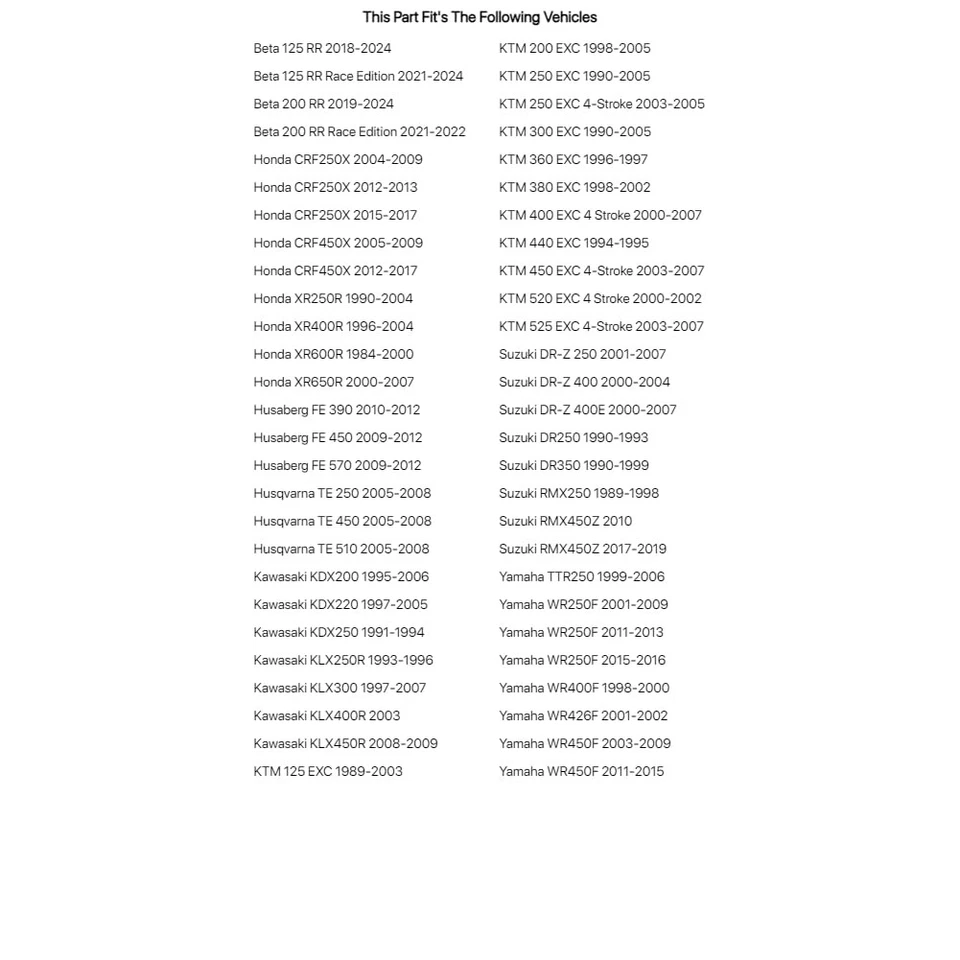 Kit de iluminación Tusk Enduro arnés de cables de repuesto para Husqvarna Te 510 2005-2008 Foto 4 de 4