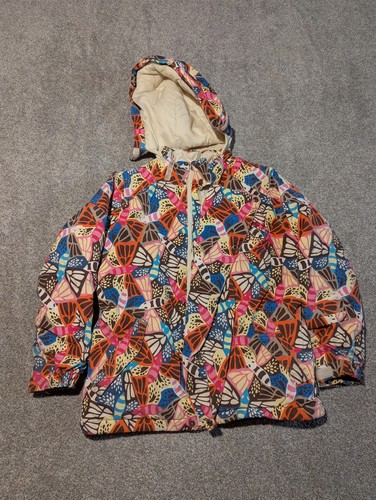 Burton Jacket Girls Large (10/12) Dryride Sugar & Spice Diva Snowboard Parka - Picture 1 of 9