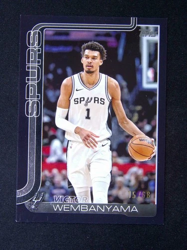2025-26 Topps Flagship Victor Wembanyama #195 Black /68
