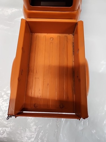 Camion Vintage Tonka Acciaio "State Hi-Way Dept 975" Arancione Pickup Passo Lato - Foto 5 di 12