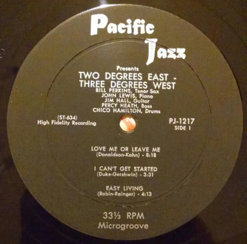 Grand Encounter 2° East - 3° West Orig DG Black Label Pacific Jazz Records 1217 - Picture 4 of 5