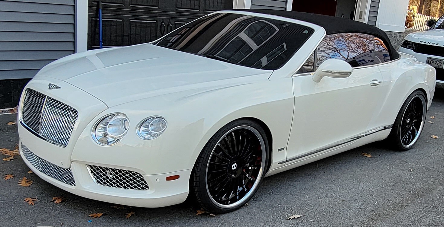 22-inch Premium wheels for Bentley GT GTC Flying Spur GTX59 Black Chrome 5x112