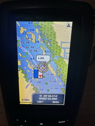 Garmin echoMAP 45DV ChartPlotter / Fishfinder Inc US Coast & Lakes + W. Canada - Picture 7 of 11