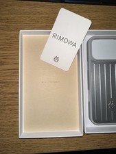 RIMOWA Case For iPhone 17 Pro Max Silver Aluminum Cover Phone Case