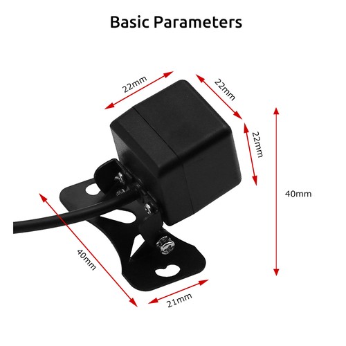 12 LED Car Rear View Backup Camera Waterproof CMOS Parking Reverse Backup 170° - Picture 8 of 11