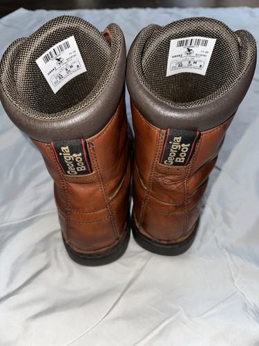 Georgia Boots G8083  Eagle 8" Light Russet Wildwood Lace-Up Work Boots Size 9M - Bild 4 von 7