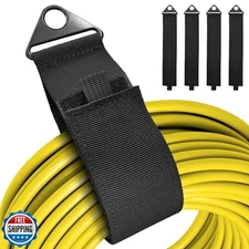 FR Heavy Duty Extension Cord Holder Organizer (4 Pcs, 20") with Extendable Ca
