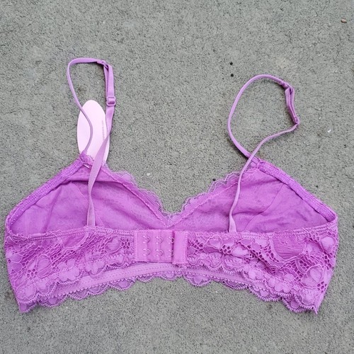 Anemone stretch lace bralette in purple S/M - Picture 2 of 2