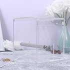 Transparente Fenstervogelfutterlösche große Vogelhilfeschale Größe Feeder