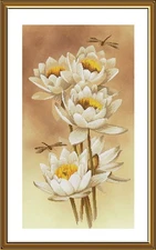 Creative Сross Stitch Embroidery Kit "White dance" Nova Sloboda