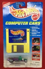 Hot Wheels Computer Cars Rigor Motor 15452 w/Computer Disc C-5 