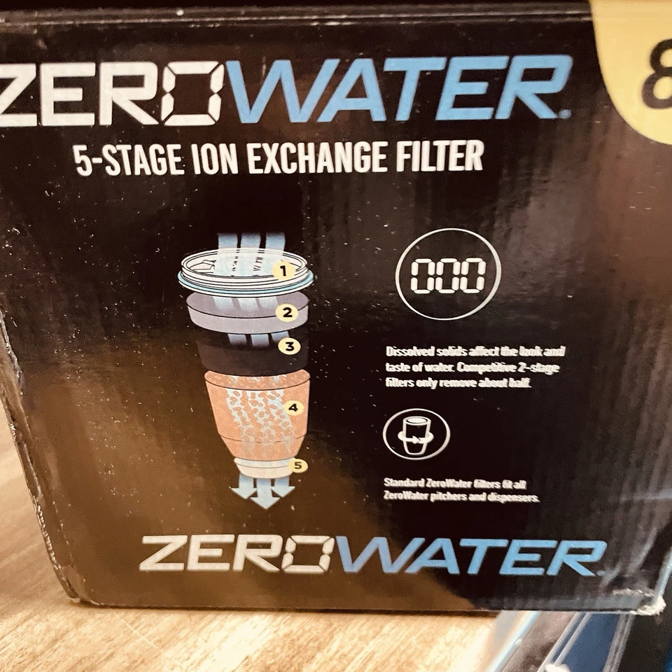 8 ZERO WATER 5 Stage Advanced Filtration 6 Replacement Water Filters - Image 4 of 4