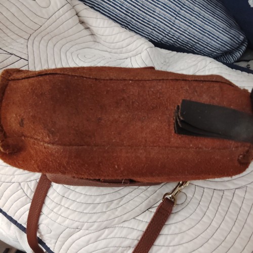 Ted Baker HOLIIEE Crossover Chain Bag In Brown Pebbled Bag Great Condition Boho - Picture 8 of 9
