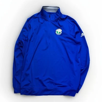Adidas Golf Club Gross Kienitz Half Zip Pullover Blau Gr. L Golf Sweatshirt - Bild 1 von 4