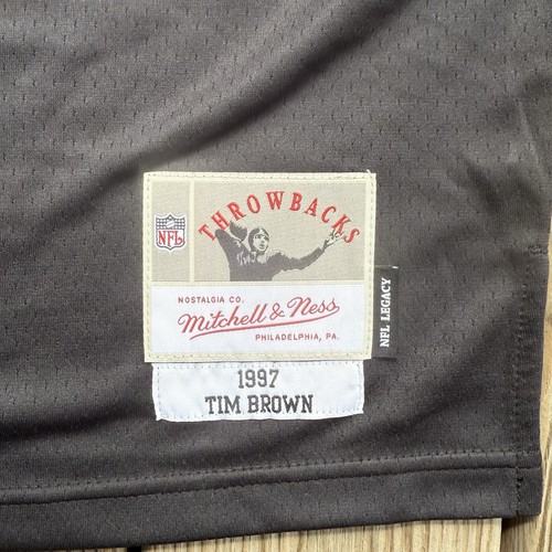 Men’s Mitchell & Ness NFL Oakland Raiders Legacy Jersey 1997 Tim Brown 64 5XL - Bild 3 von 14