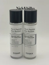NEW 2X CosRx The 6 Peptide Skin Booster Serum Travel Size 30ml/1.01oz Each ATHNT