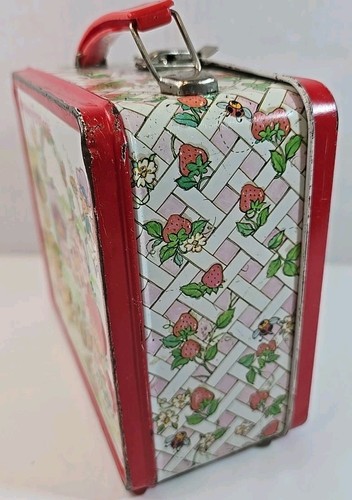 Strawberry Shortcake Metal Lunchbox With Thermos Vintage 1981 Aladdin See Photos - Picture 5 of 9