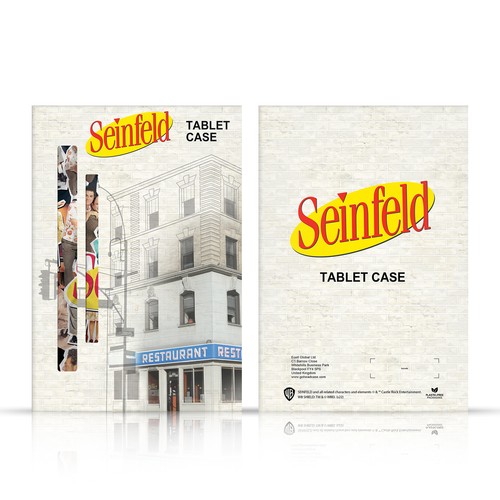 OFFICIAL SEINFELD GRAPHICS LEATHER BOOK WALLET CASE COVER FOR APPLE iPAD - Picture 6 of 16