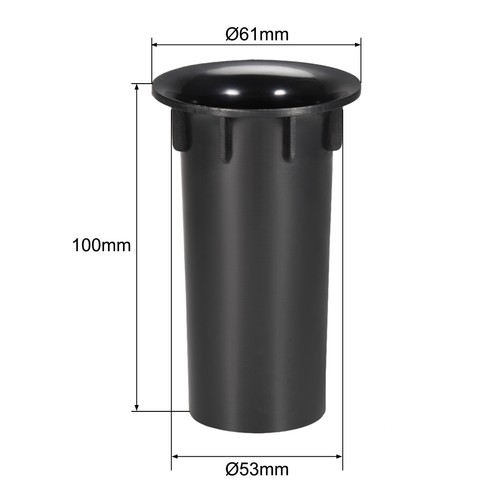 53mm x 100mm Haut-Parleur Porte Tube Subwoofer Basse Réflexe Tube Boîte 1Pcs - Bild 2 von 3