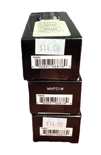 Lot Of 3- NYX Professional Makeup Total Control Drop Foundation #TCDF03 - Picture 3 of 3