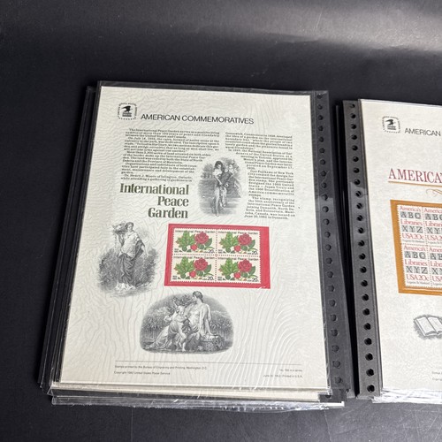1982 USPS American Commemorative Stamp Panels Lot of 20 #157-176 - Bild 13 von 21