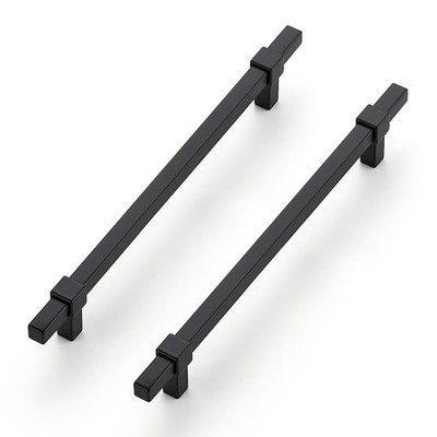 Ravinte Decor 30-Pack 7-1/2'' Matte Black Cabinet Handles Kitchen Drawer Pulls