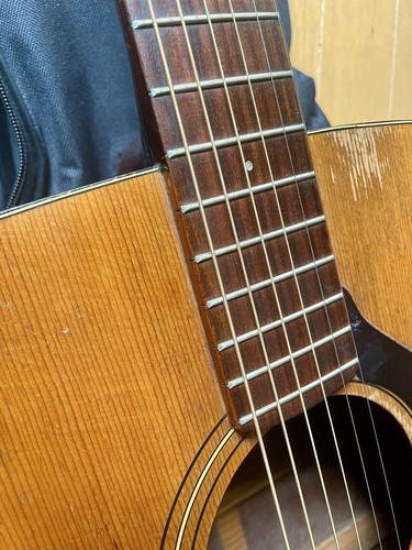 Guitarra Acústica Yamaha FG-140 Etiqueta Roja Años 70 De Colección Usada De Japón con SC - Imagen 12 de 12