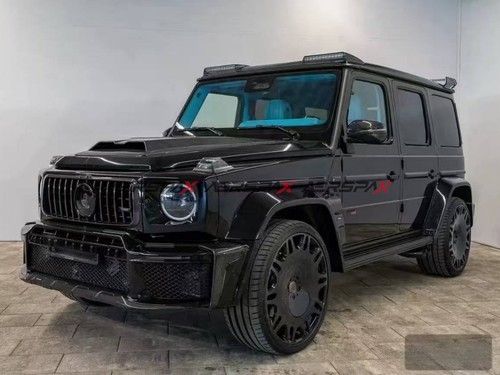 Fit Benz G63 AMG G550 25+ Front Hood Vent Bonnet Cover Dry Carbon Fiber BS Style - Picture 4 of 7