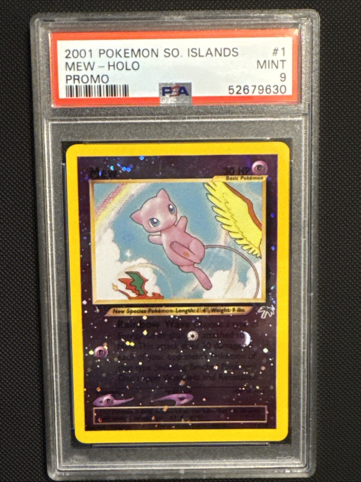 Pokemon Southern Islands #1 Mew Reverse Holo Promo PSA 9 Mint