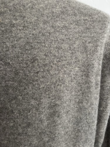 MEMBERS MARK 100% GRAY CASHMERE CREW NECK PULLOVER SWEATER SZ XL - Picture 2 of 5
