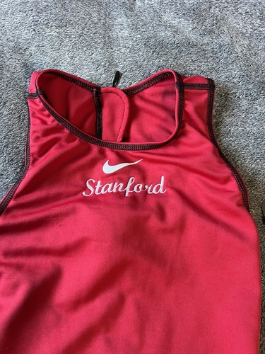 Nike Stanford University Water Polo Team Issued Swimsuit Skin 28 One Piece Y2K - Picture 2 of 9