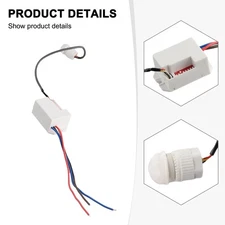 For 360° Mini Recessed PIR Ceiling Occupancy Motion Sensor Detector Light Switch