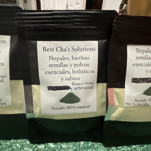 Lot Of 3 Pack Of Nopal Dry Sun Powder Concentrate For Spiritual & Artisan Use - Picture 2 of 6