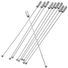 20Pcs Durable Silver Stick Pins for Jewelry Craft Boutonniere Brooch Making