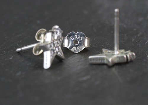 Pandora Ohrstecker Ohrringe Asymmetrische Sterne 925 Silber 290012C01 F1-KAS - Bild 5 von 6