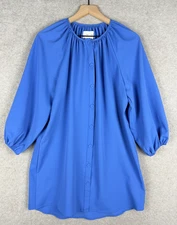 Pomander Place Dress Womens Small Blue Tuckernuck Preppy Cottage Colorful