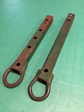 Lot Of 2 Vintage John Deere Tractor Jd Slide In Plow Drawbar Tongue Hitch 1-1/4
