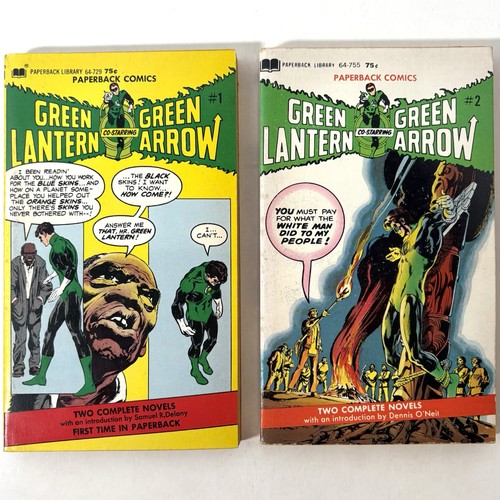 Green Lantern Green Arrow #1 & 2 1972 Neal Adams Taschenbuch Erstdruck Posten
