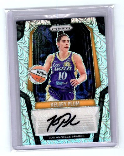 2025 Panini Prizm WNBA #SG-KP Kelsey Plum Signatures Mojo Prizms #/25