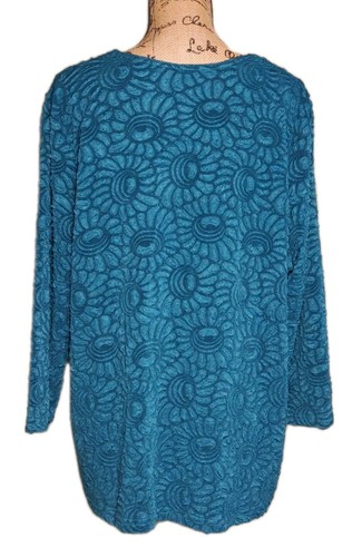 Sport Timer - Tunica Elasticizzata Teal Teal - Donna Taglia 3X - Made in USA - Foto 3 di 3