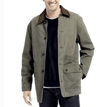 Canvas Orvis Barn Chore Coat  Olive  Size Large  Great Condition