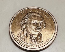 john adams dollar coin 1797-1801 2007 p