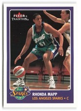 2001 Fleer Tradition WNBA #85 Rhonda Mapp Los Angeles Sparks