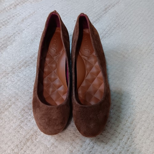 Reef Women’s High Tropic Brown Suede Round Toe Wedge Heels Size 8 Bohemian Chic - Picture 2 of 9