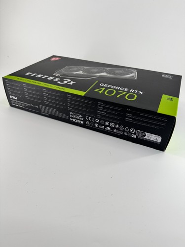 MSI GAMING GeForce RTX 4070 VENTUS 3X 12G OC Graphics Card 2520 MHz NEW - Picture 2 of 9